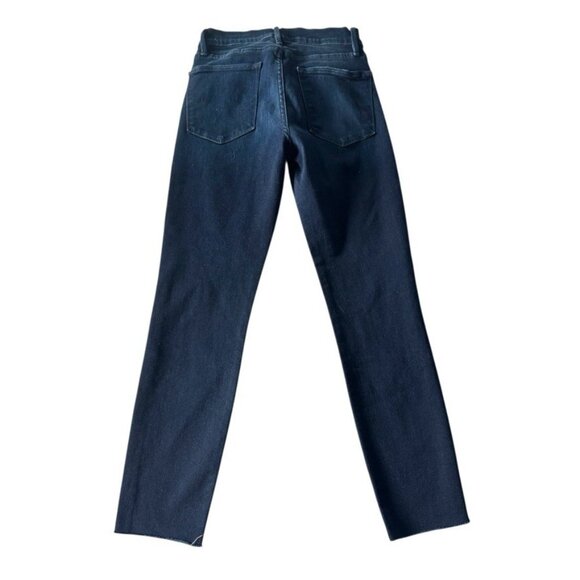 FRAME Denim Womens Sz 26 Le High Skinny Jeans Raw Hems in Swank Wash - Picture 2 of 10